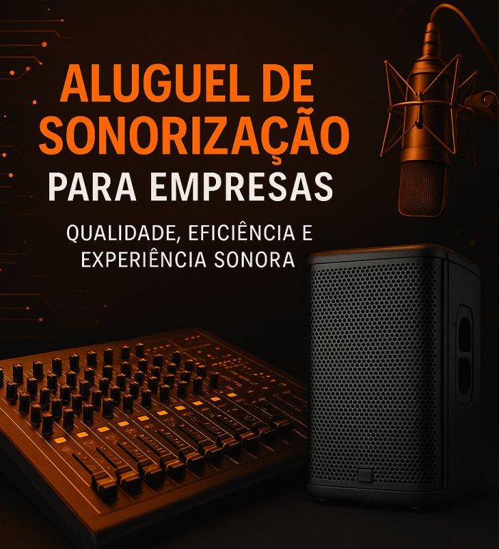 Aluguel de Sonorização para Empresas Qualidade, Eficiência e Experiência Sonora