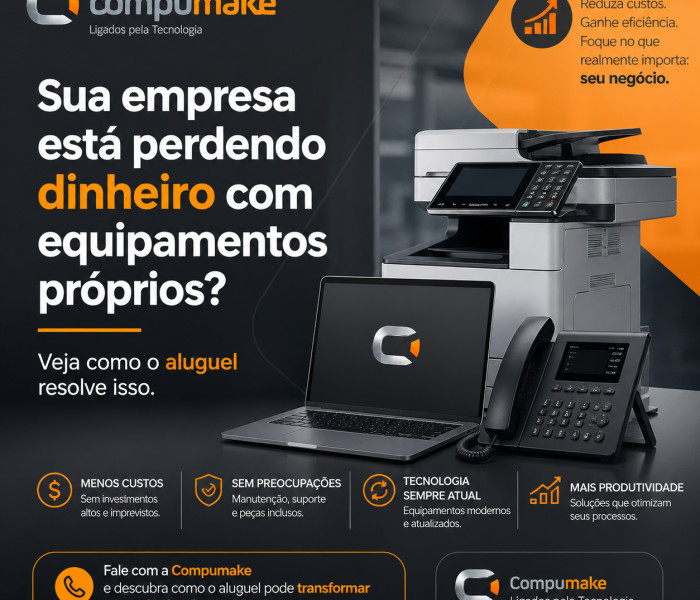 Sua empresa está perdendo dinheiro com equipamentos próprios Veja como o aluguel resolve isso