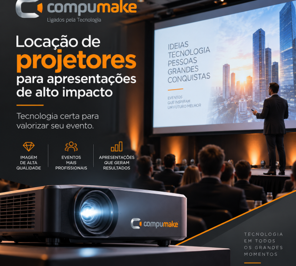 Locação de projetores para apresentações de alto impacto tecnologia certa para valorizar seu evento